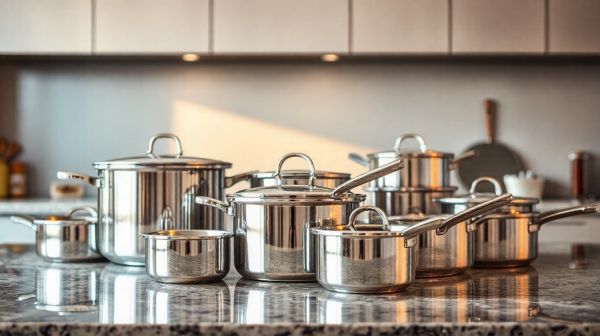 Les meilleures poêles en inox pour une cuisine réussie